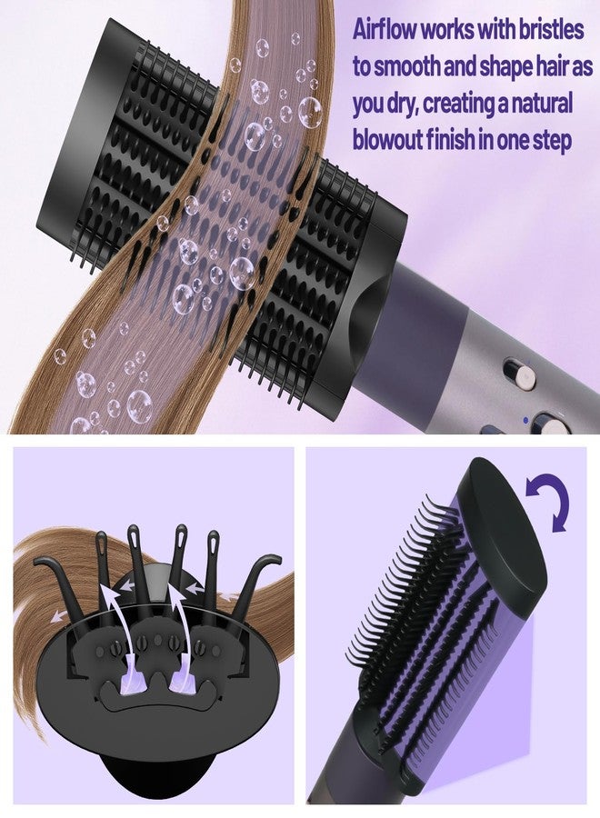 ZEPHBLOW Anti-Snag Loop Brush for Dyson Airwrap, Loop Detangling Smoothing Brush Compatible with Air wrap Attachments, Smooth Glide Anti-Tangle Comb for Thick, Curly Tangled Hair Frizz Control - Image 5
