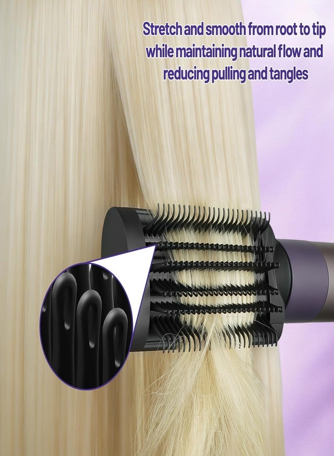 ZEPHBLOW Anti-Snag Loop Brush for Dyson Airwrap, Loop Detangling Smoothing Brush Compatible with Air wrap Attachments, Smooth Glide Anti-Tangle Comb for Thick, Curly Tangled Hair Frizz Control - Image 3