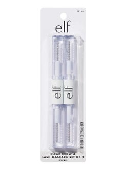 elf Clear Lash & Brow Mascara 2-Pack, Conditioning Clear Brow & Lash Gel For Grooming, Defining & Separating, Long-Lasting  - Image 1