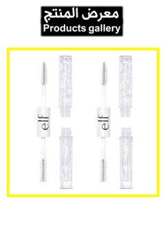 elf Clear Lash & Brow Mascara 2-Pack, Conditioning Clear Brow & Lash Gel For Grooming, Defining & Separating, Long-Lasting  - Image 4