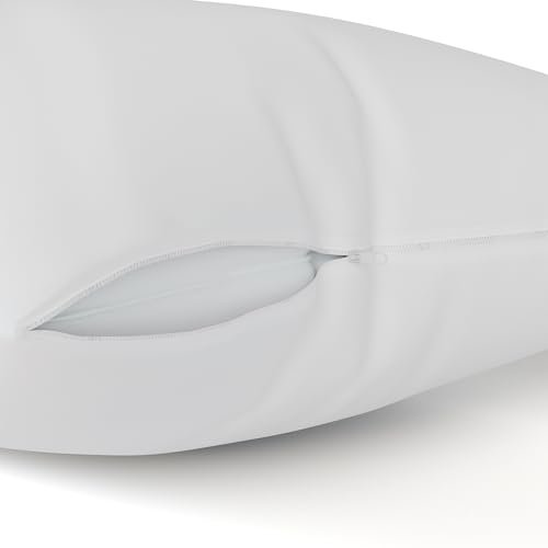 Mastertex The Grand Pillow Covers King Size - Poly-Cotton Pillow Protector with Zipper - Moisture Wicking, Advanced Allergy Protection Pillow Protector - Protects Pillow from Dust, Dirt, and Debris (2 Pack) - Image 2