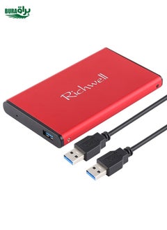 Richwell SATA R2-SATA-320GB 320GB 2.5 inch USB3.0 Super Speed Interface Mobile Hard Disk Drive(Red)