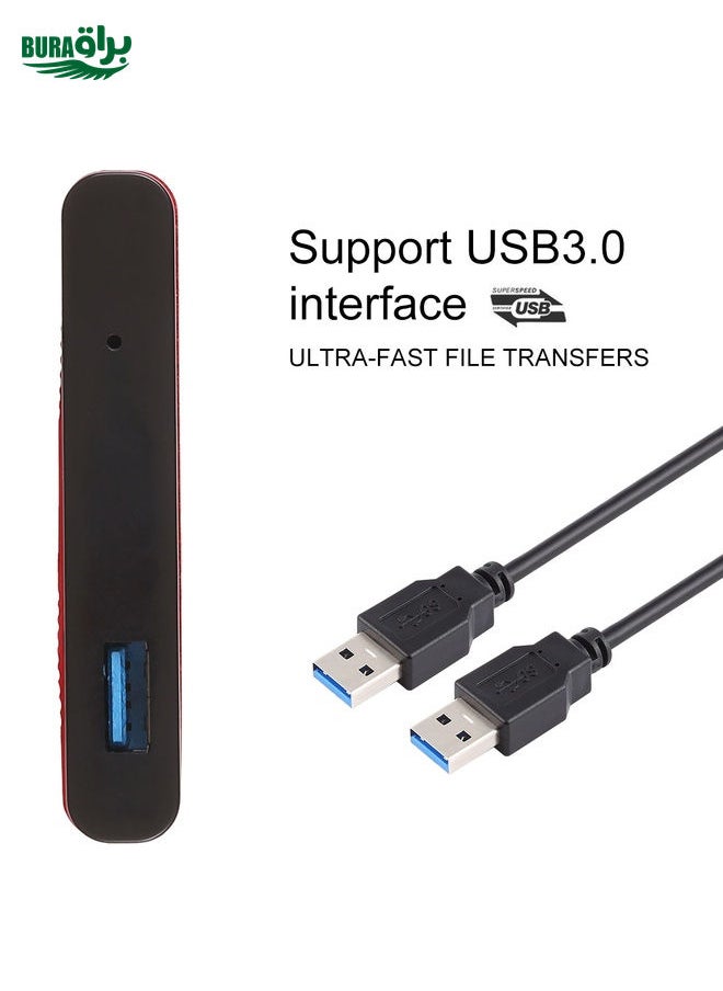 BURAQ - Richwell SATA R2-SATA-320GB 320GB 2.5 inch USB3.0 Super Speed Interface Mobile Hard Disk Drive(Red) - Image 1