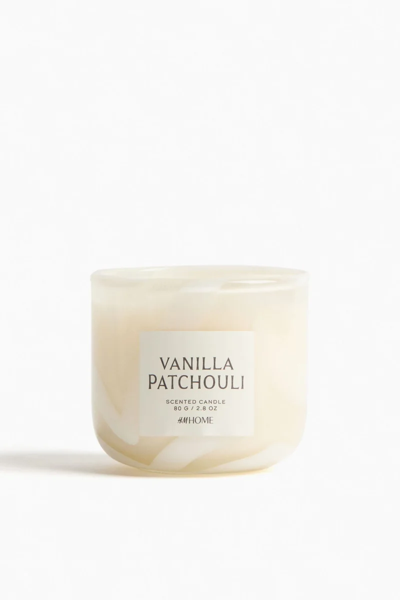 H&M Scented candle in glass holder