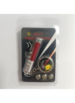 Generic Cat Tease Stick Infrared Laser Teaching LED Flashlight Toy Laser Light Engineering Instructions Cat Toy-Color:Red  - Image 1