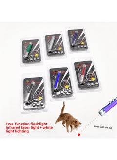 Generic Cat Tease Stick Infrared Laser Teaching LED Flashlight Toy Laser Light Engineering Instructions Cat Toy-Color:Red  - Image 2