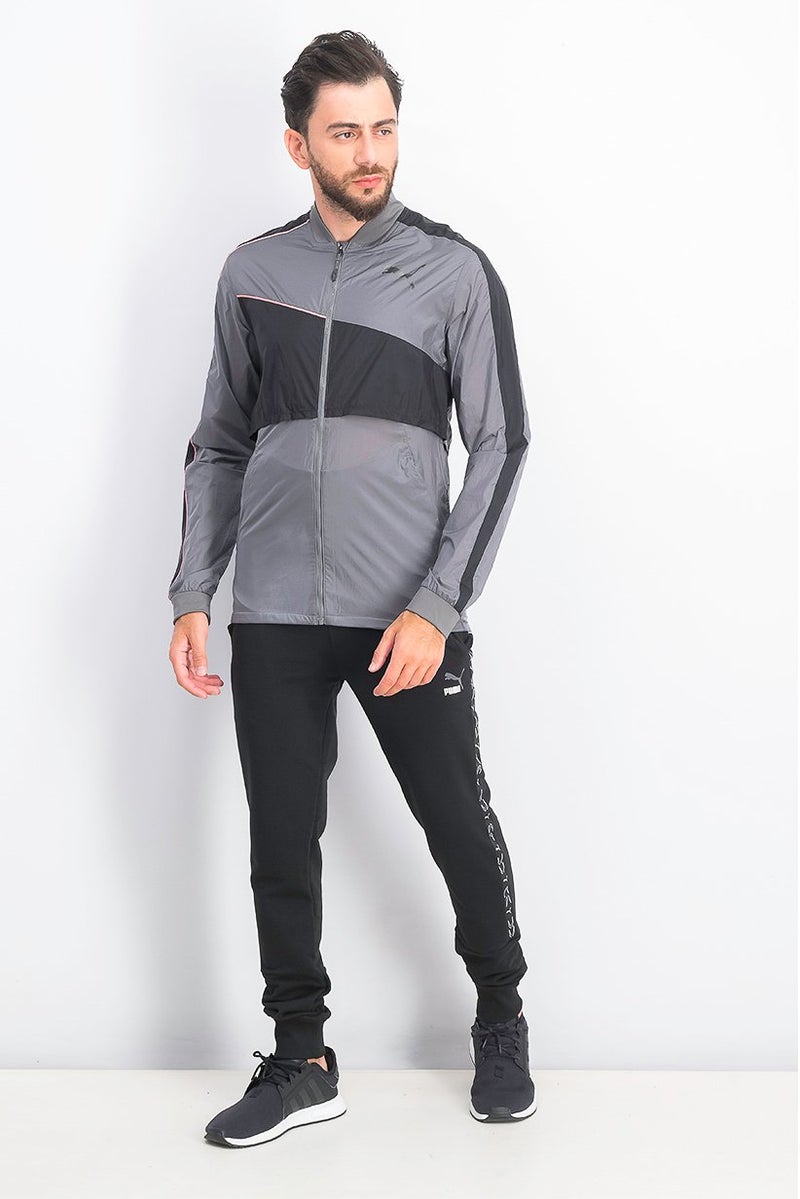 PUMA Men Long Sleeve Run Ultra Jacket, Grey - Image 2