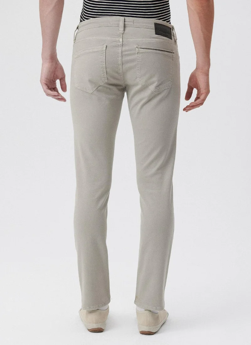 MAVI Jake Neutral Grey Mavi Black Gabardine Pants