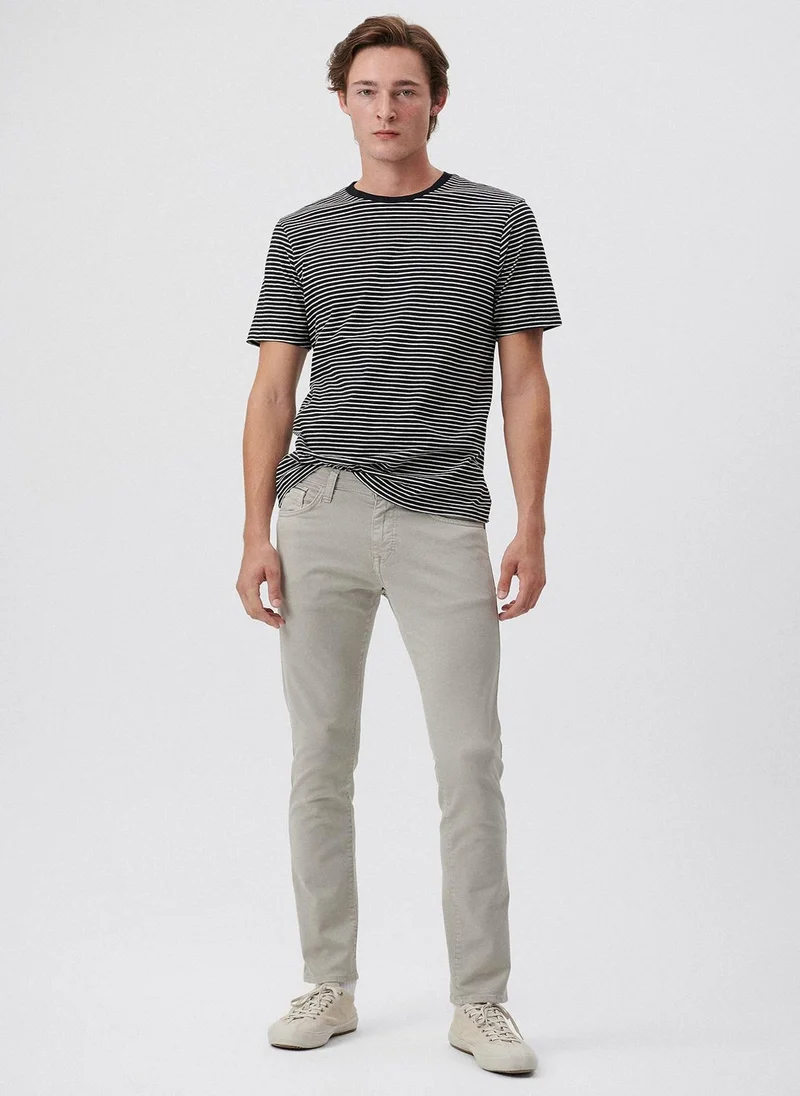 MAVI Jake Neutral Grey Mavi Black Gabardine Pants