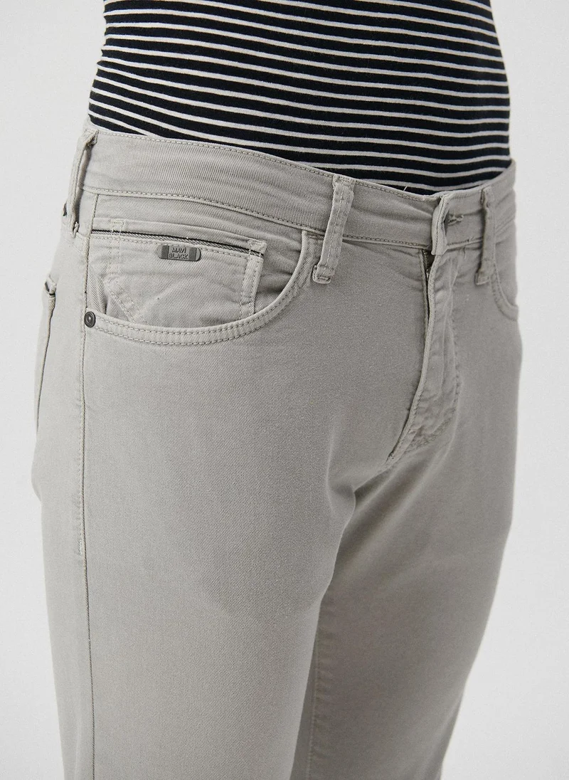 MAVI Jake Neutral Grey Mavi Black Gabardine Pants