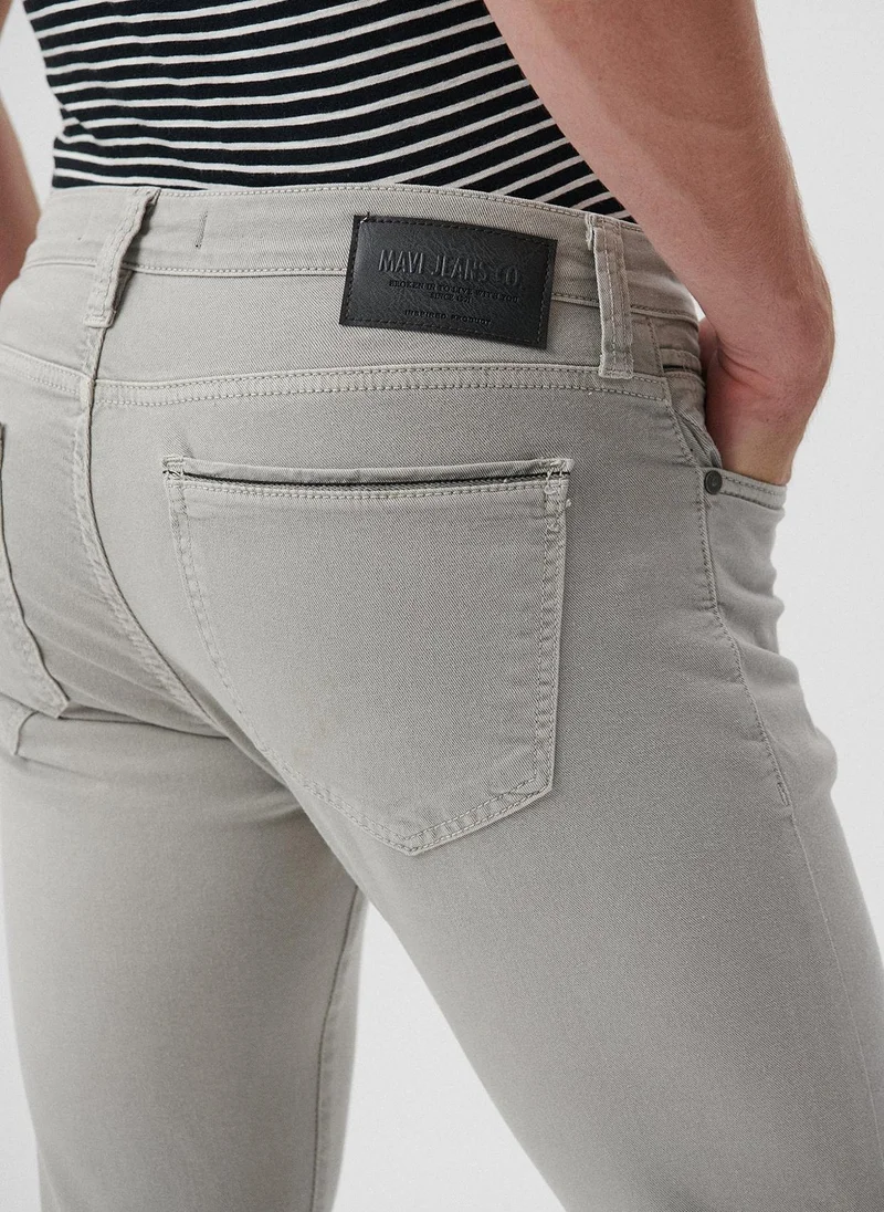 MAVI Jake Neutral Grey Mavi Black Gabardine Pants