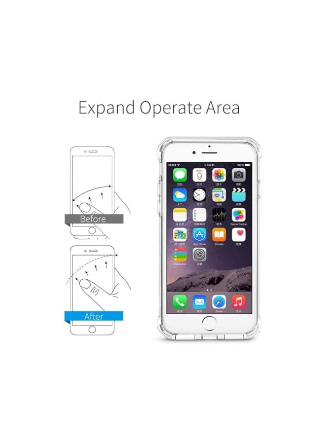S-TOP Transparent Cell Phone Ring Holder Kickstand,Clear Phone Finger Ring Grip Stand for Phones,Pad - Image 3