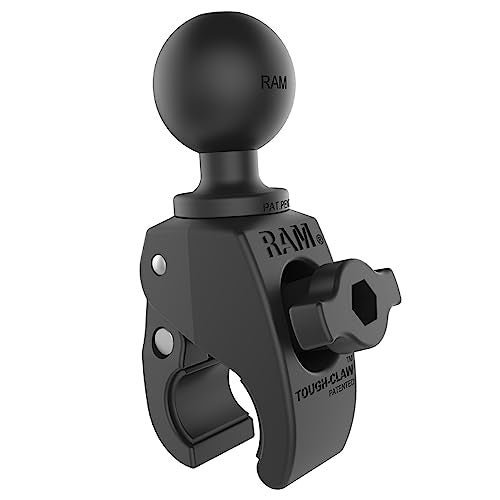 RAM Mounts RAP-400U Tough-Claw Small Clamp Ball Base with C Size 1.5" Ball for Rails 0.625" to 1.14" in Diameter - Image 1