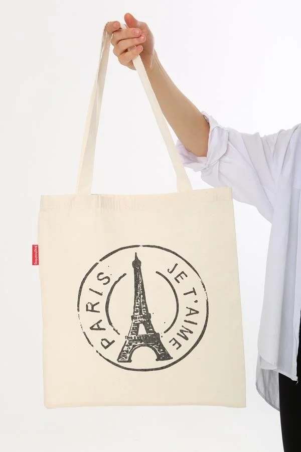 Baghashtag Paris Printed Cloth Bag
