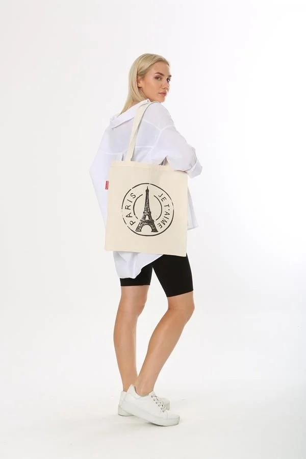 Baghashtag Paris Printed Cloth Bag