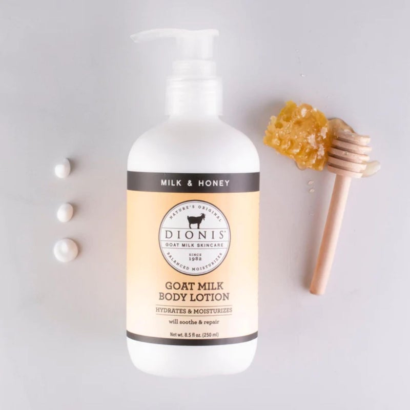 Dionis Goat Milk Hydrating Skincare Cream, Rich & Creamy Daily Moisturizing Milk & Honey Scented Body Lotion For Dry Skin, Made in the USA, Cruelty-Free & Paraben-Free, 8.5 oz Bottle - Image 4