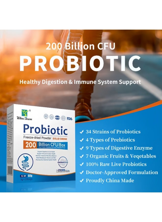 Wins Town Probiotic solid drink Instant probiotics powder - Image 3