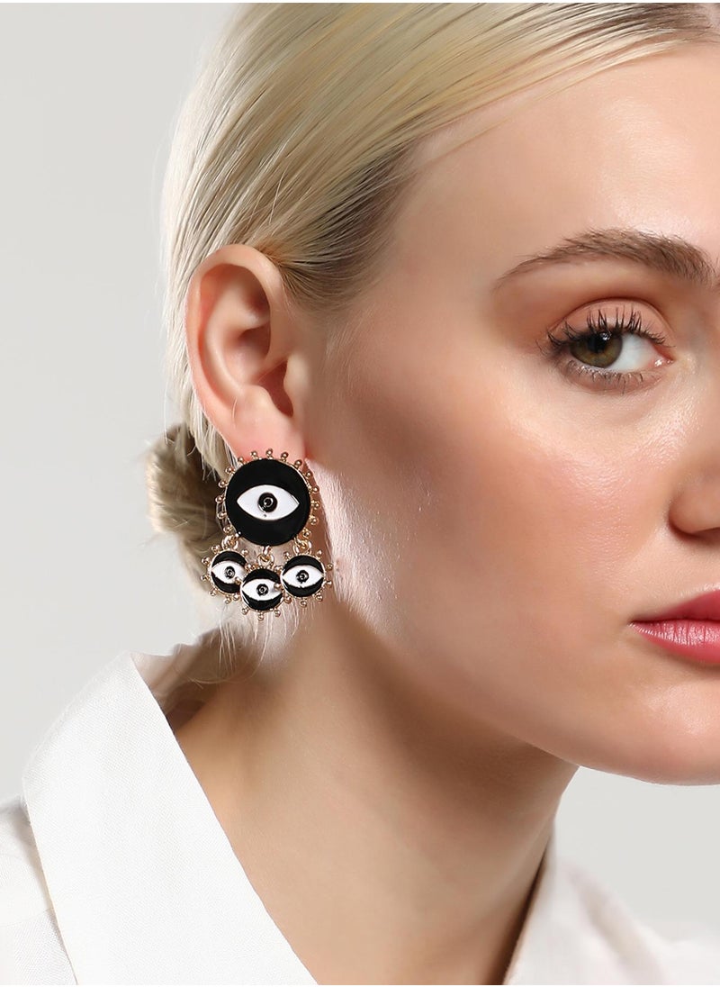 SOHI The Malocchio Contemporary Drop Earrings  - Image 2