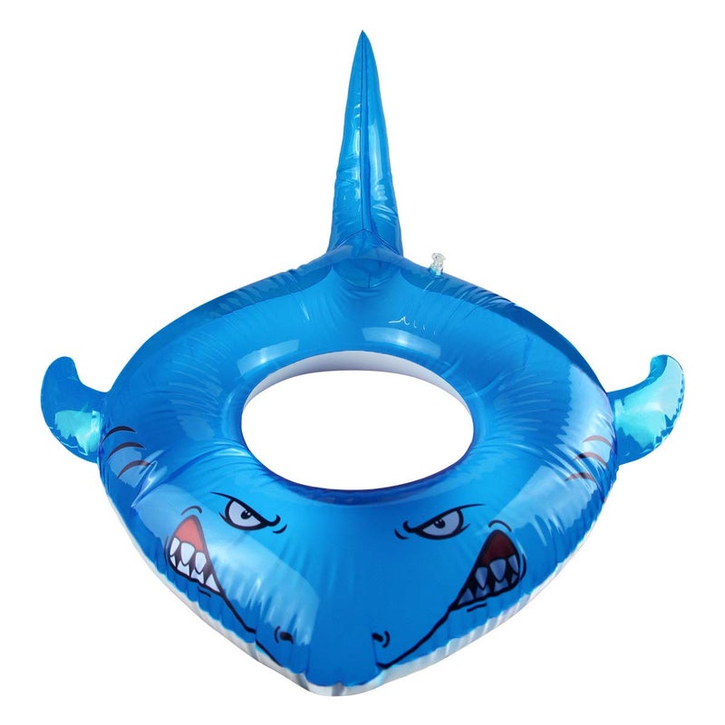 LAFALA Pool Floats Kids Shark Floaties Inflatable Pool Swim Lounger Raft Summer Swimming Ring Pool Toys for Adults Kids - Image 1