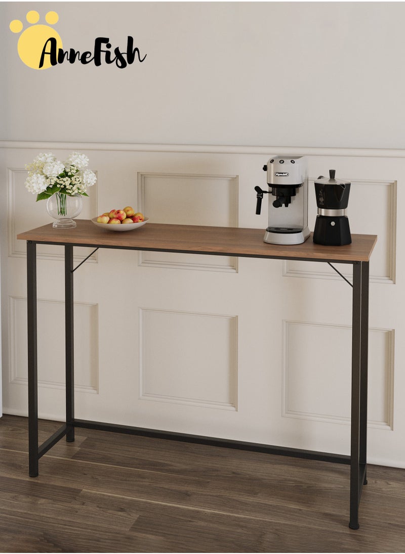 AnneFish 100*30*80cm Console Table for Entryway Modern Home Sofa Coffee Table Entrance Table Dining Room Kitchen Bar Display Table for Hallway Living Room Bedroom  - Image 1