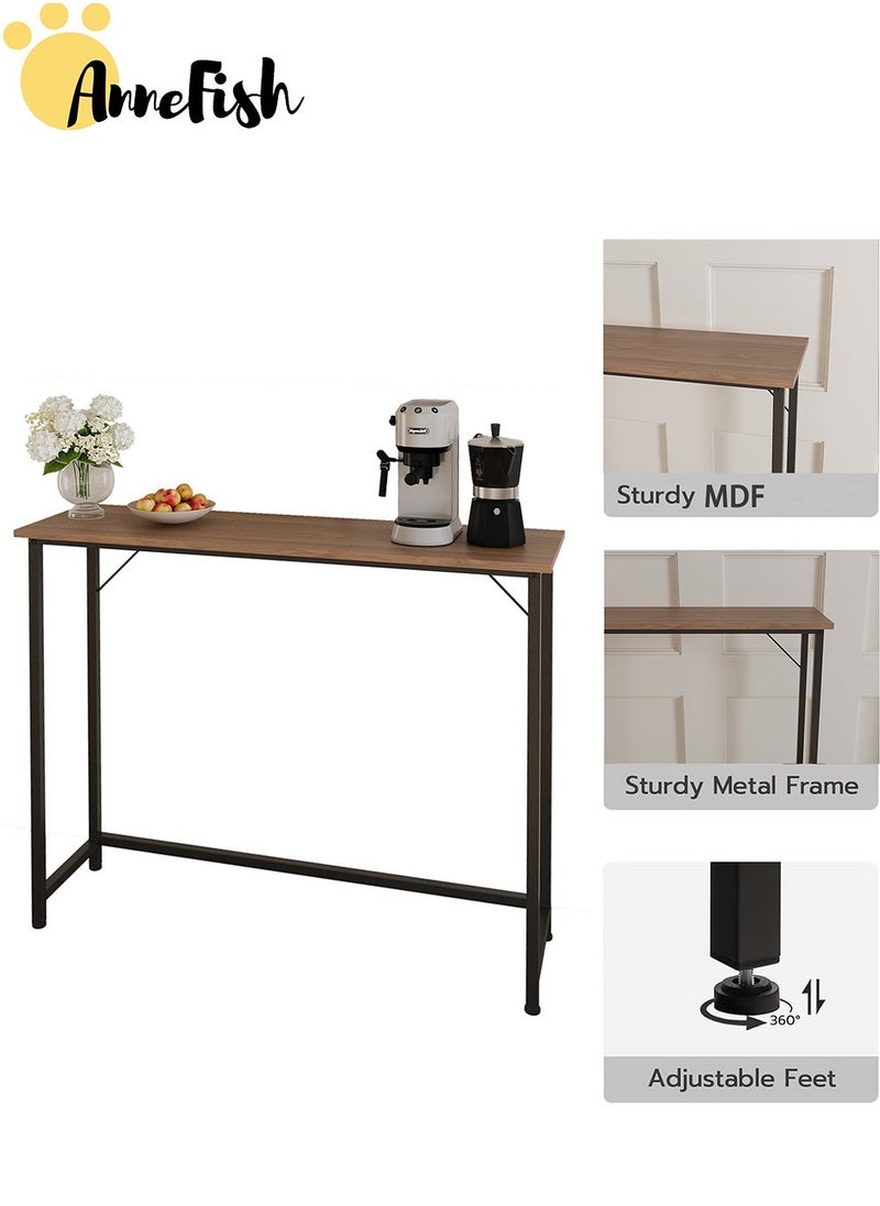 AnneFish 100*30*80cm Console Table for Entryway Modern Home Sofa Coffee Table Entrance Table Dining Room Kitchen Bar Display Table for Hallway Living Room Bedroom  - Image 5