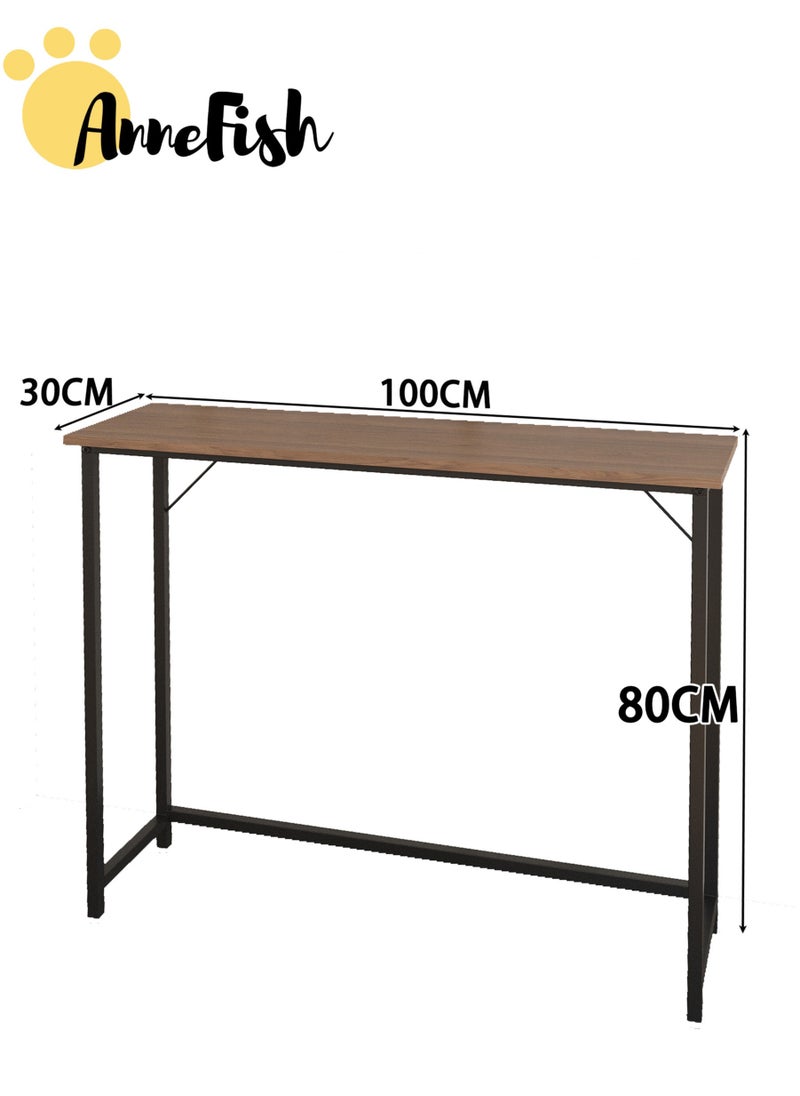 AnneFish 100*30*80cm Console Table for Entryway Modern Home Sofa Coffee Table Entrance Table Dining Room Kitchen Bar Display Table for Hallway Living Room Bedroom  - Image 2