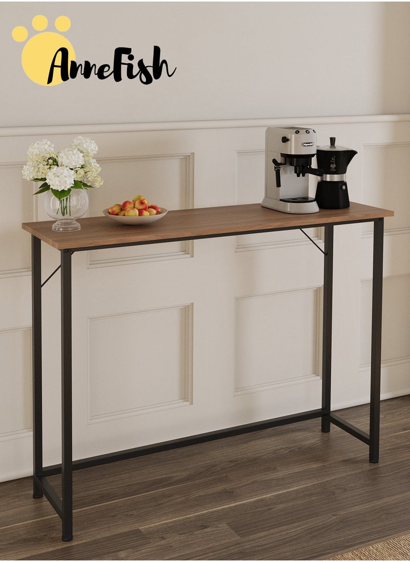 AnneFish 100*30*80cm Console Table for Entryway Modern Home Sofa Coffee Table Entrance Table Dining Room Kitchen Bar Display Table for Hallway Living Room Bedroom  - Image 4