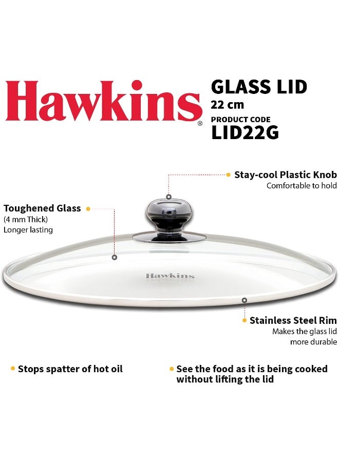 Hawkins غطاء زجاجي هوكينز بقطر 22 سم  - Image 2