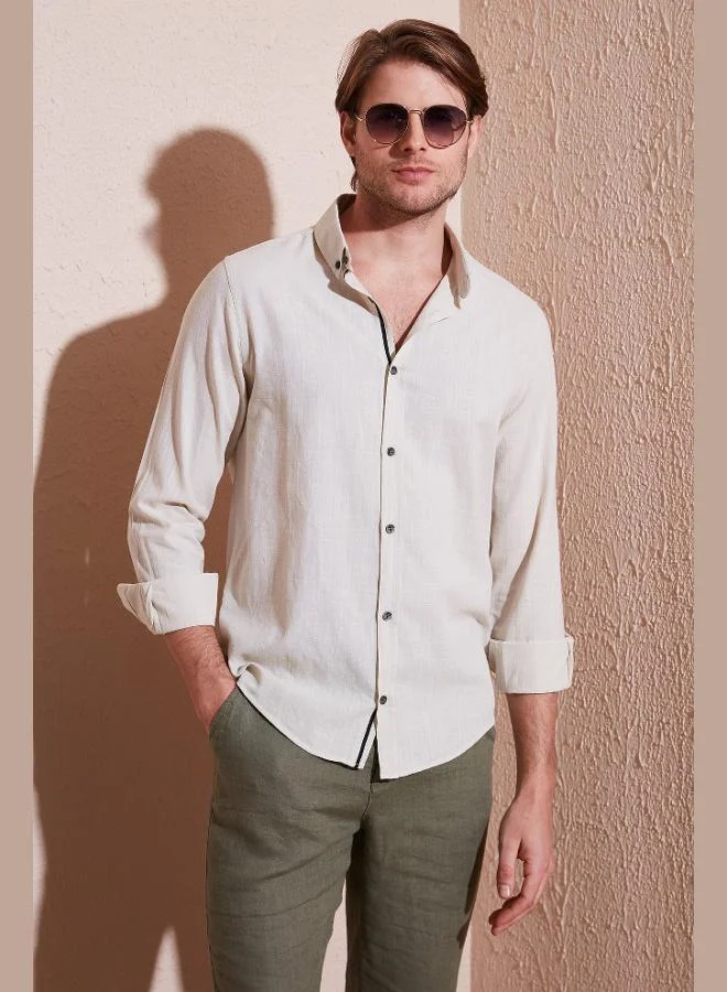 Buratti Cotton Regular Fit Button-down Collar Shirt Men's SHIRT CF20S111871