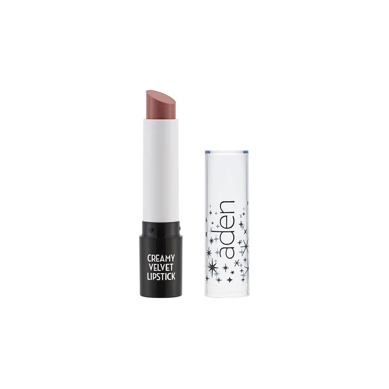 aden Velvet lipstick Highly Pigmented Durable Hydrating Non Drying Creamy Smooth 03 Fame