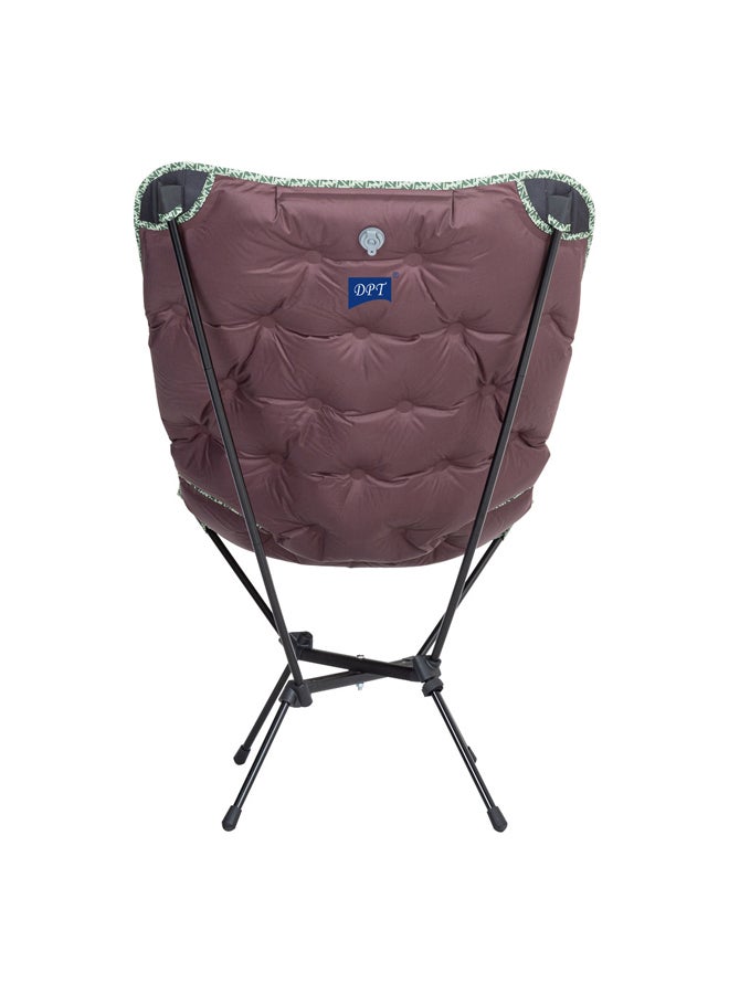 DPT Folding chair with a capacity of 120 kg - comfortable for long periods, easy to store and transport, and can withstand heavy weights. - Image 3