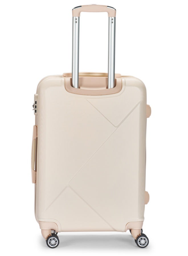 ليمرا طقم شنط سفر مكون من 4 حقائب أمتعة بعجلات و بتصميم صلب و قوي لون بيج - Image 5