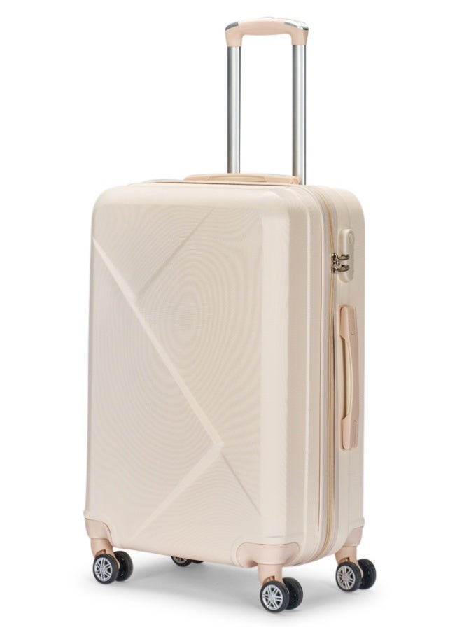 ليمرا طقم شنط سفر مكون من 4 حقائب أمتعة بعجلات و بتصميم صلب و قوي لون بيج - Image 3