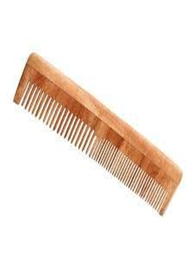 AAIRAA Handmade Neem Wood Comb with Gopika Shampoo Anti-Dandruff Comb and Control Hair Fall Neem Hair Comb Brown 10 Grams Pack of 1 (Combo Set of 5) - Image 4