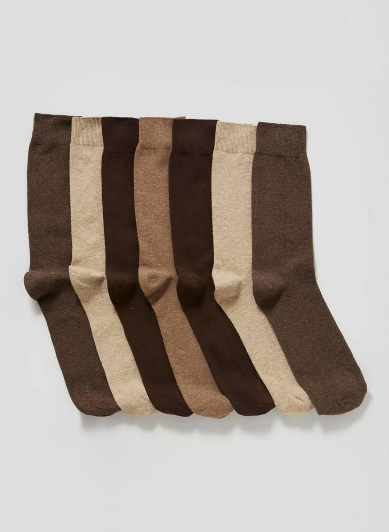 Matalan 7 Pack Cotton Rich Socks