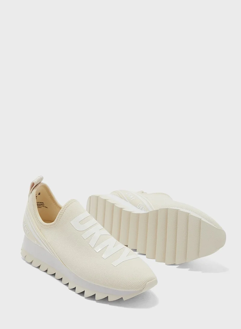 DKNY Abbi Monogram Low Top Sneakers