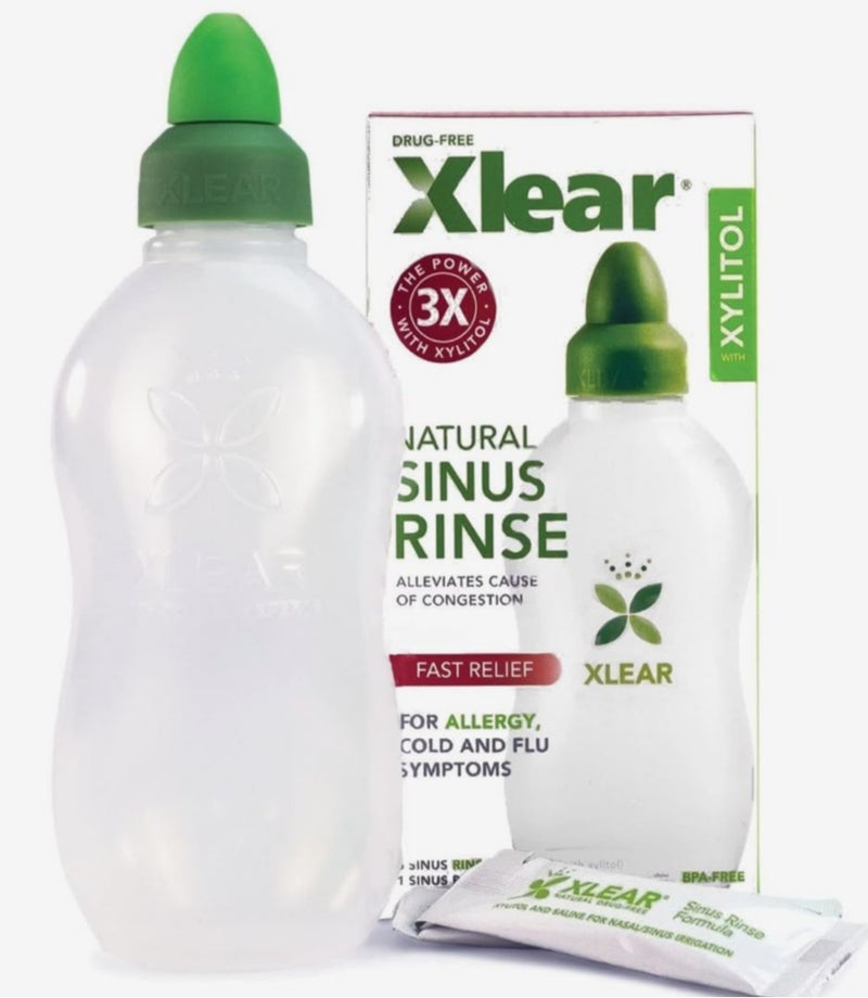 إكسلير Xlear مجموعة غسول الجيوب الأنفية الطبيعي بالزايليتول، مجموعة واحد - Image 5