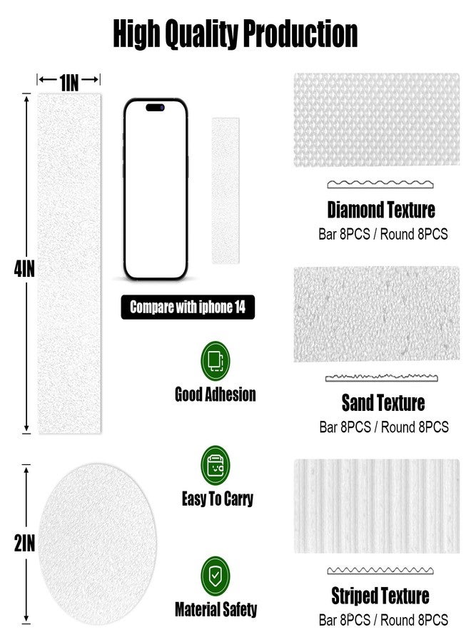TBTFW 48Pcs Calm Sensory Strips Adhesives Stickers, 6 Levels Translucent Textured Tactile Rough Sensory Stickers Anti Stress Anxiety Sensory Stickers for Desk Classroom - Image 2