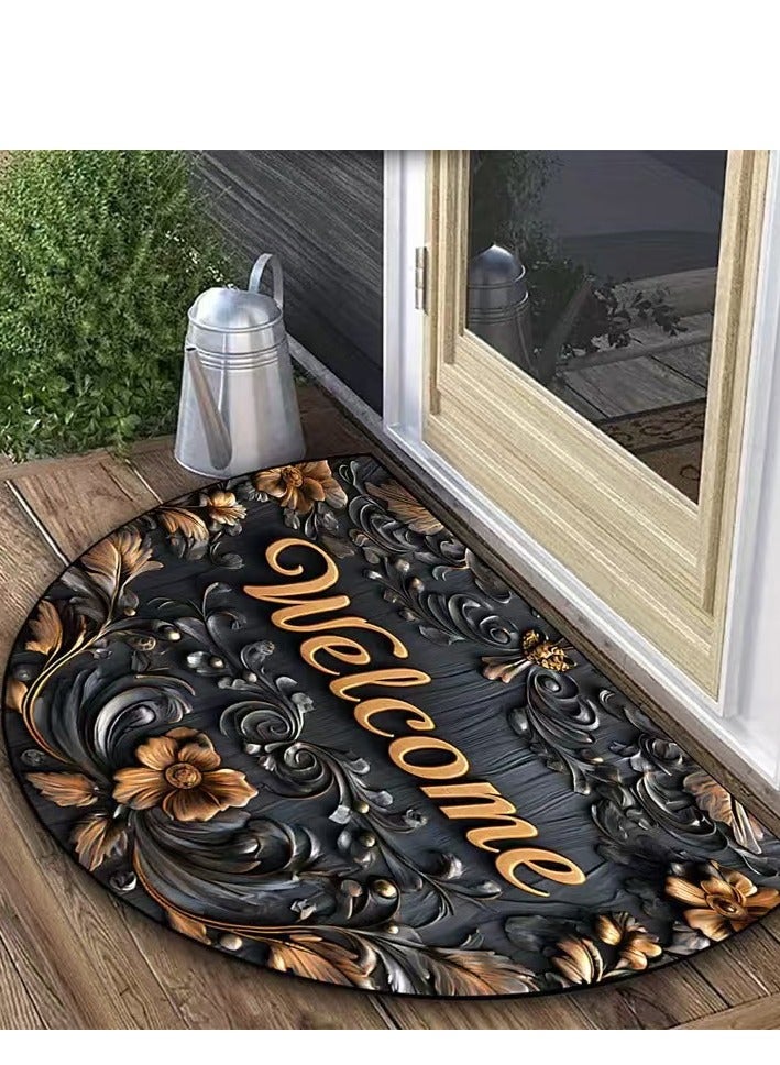 الباب حصيرة مرحبا بكم حصيرة 60x90 سم الباب الأمامي حصيرة في الهواء الطلق لمدخل المنزل حصيرة في الهواء الطلق لمدخل خارج طريق Doormat دخول السجاد - Image 1