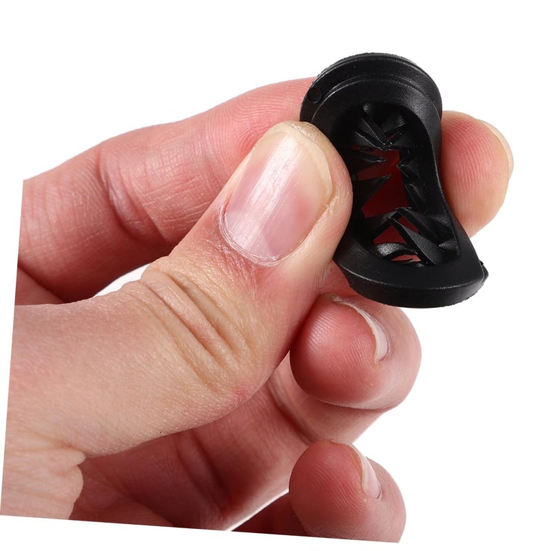 Black Cable Wall Grommet 3 Pack Desk Cable Entry Cover Wire Hole Insert Zinc Alloy - Image 5