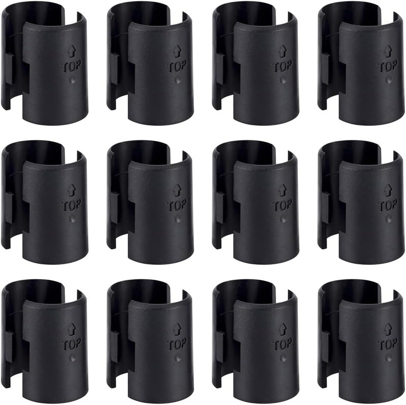 Apoulin Wire Shelf Clips - 24Pack Wire Shelving Shelf Lock Clips for 1" Post Shelvings - Image 1