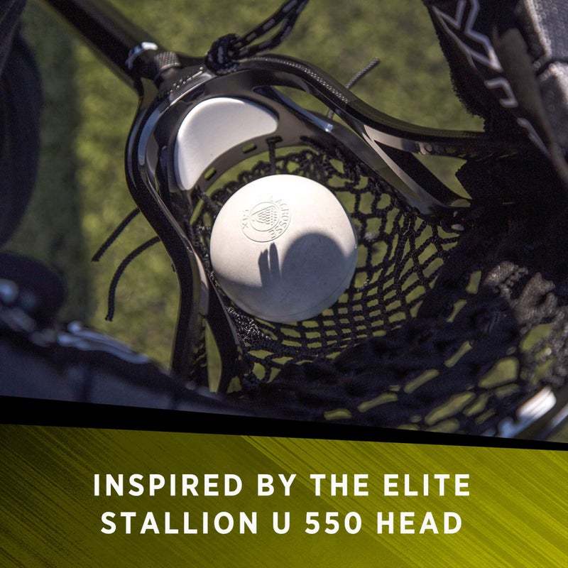 STX Lacrosse Stallion 200 A/M Boys Complete Stick , Black - Image 4