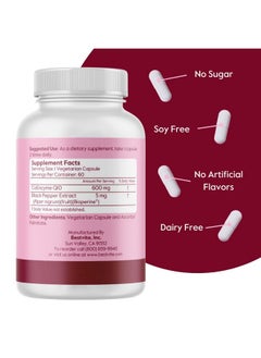 BESTVITE BESTVITE Coenzyme CoQ10 600mg per Capsule with Bioperine (180 Vegetarian Capsules) (3-Pack) Naturally Fermented - No Stearates - No Fillers - Vegan - Non GMO - Gluten Free  - Image 2