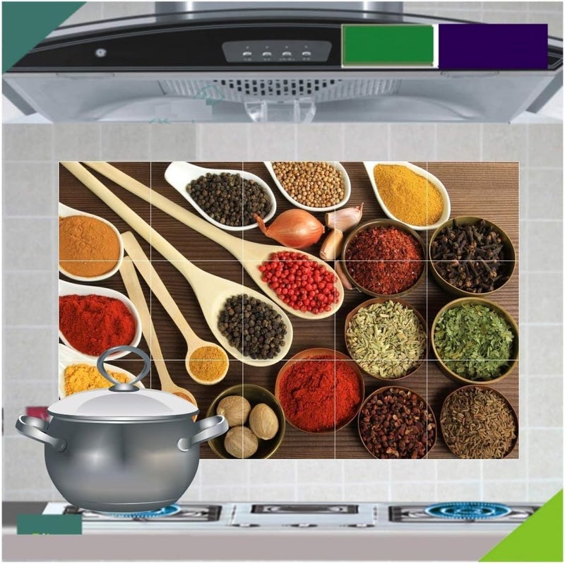 Asmi Collections Herbs and Spices Wall Stickers - Image 1