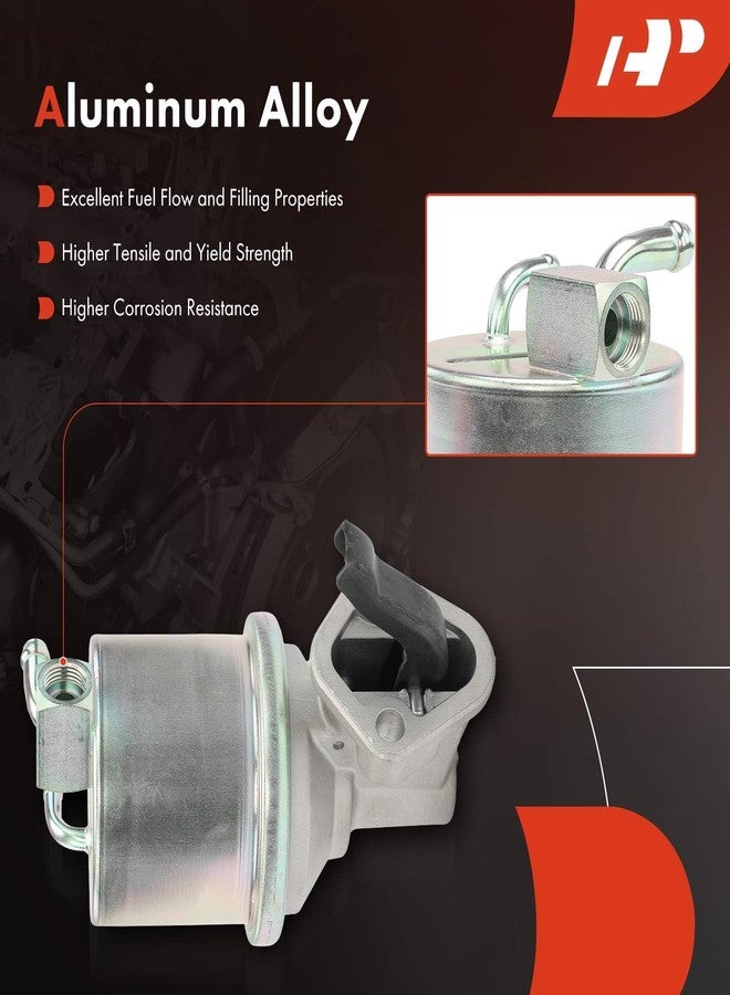A-Premium Mechanical Fuel Pump Compatible with Chevrolet & GMC Models - Malibu, Impala, Caprice, C10 Suburban, C20 Pickup, Chevelle, G30, P20, C15 Suburban, C1500, K25, G35, P1500, P35, Jimmy, Sprint - Image 5