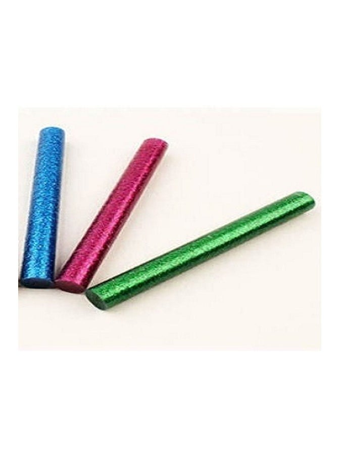 Generic 3pcs Mini Glitter Color Wax Sticks - Glitter Sticks, 3pcs - Strong Adhesive for Crafts and More  - Image 1