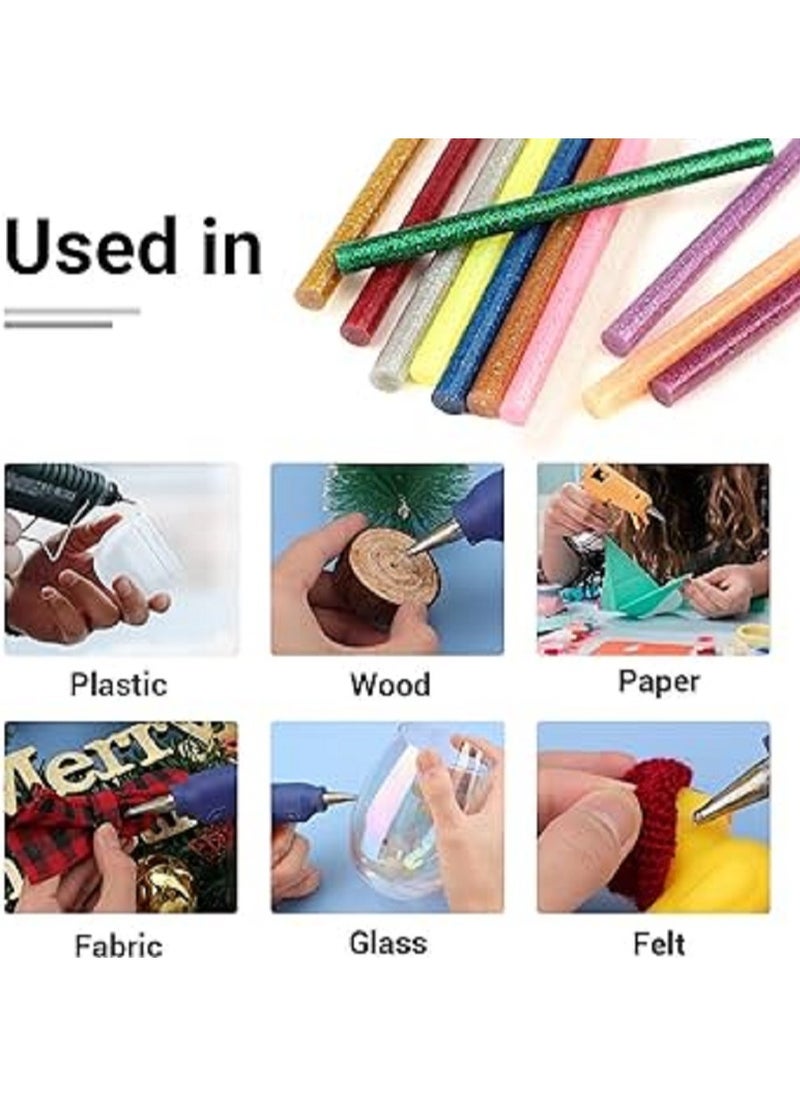 Generic 3pcs Mini Glitter Color Wax Sticks - Glitter Sticks, 3pcs - Strong Adhesive for Crafts and More  - Image 2
