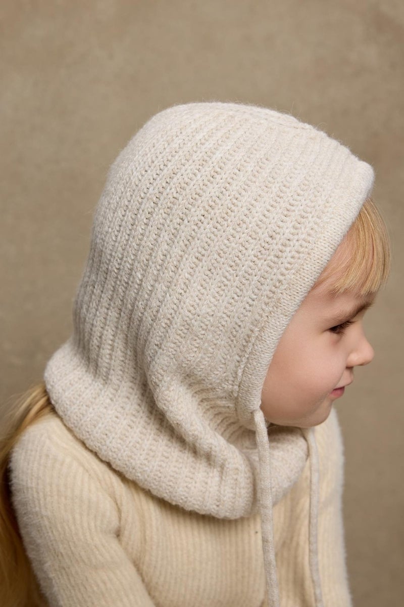 Fahhar Kids Children's Snow Beanie with Rope Stone  - Image 3