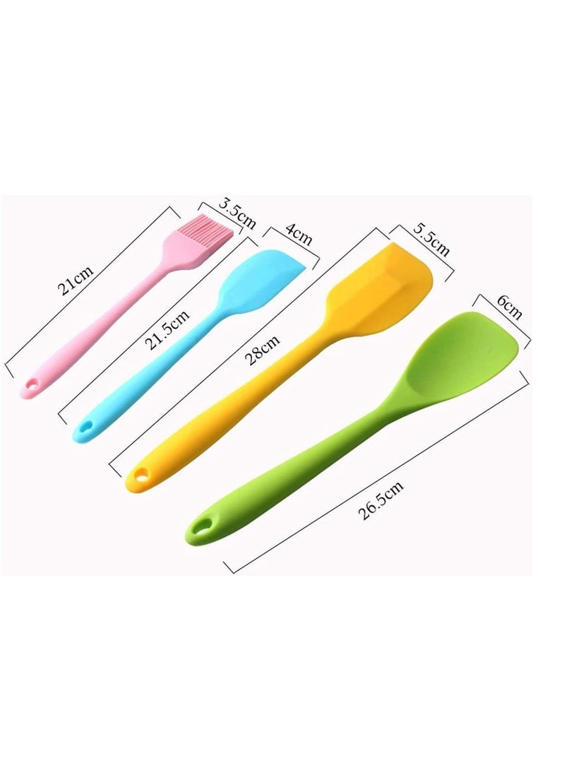 بلومنغ تايم طقم أدوات مطبخ سيليكون بألوان قوس قزح 10 قطع متعدد الألوان - Image 5