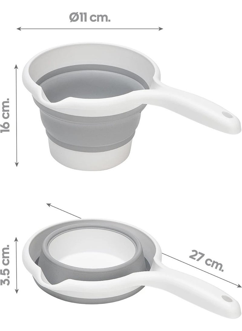 Tamu Folding Mug Gray Color 1.2 Lt  - Image 2